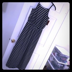 Striped maxi dress NWT 1X